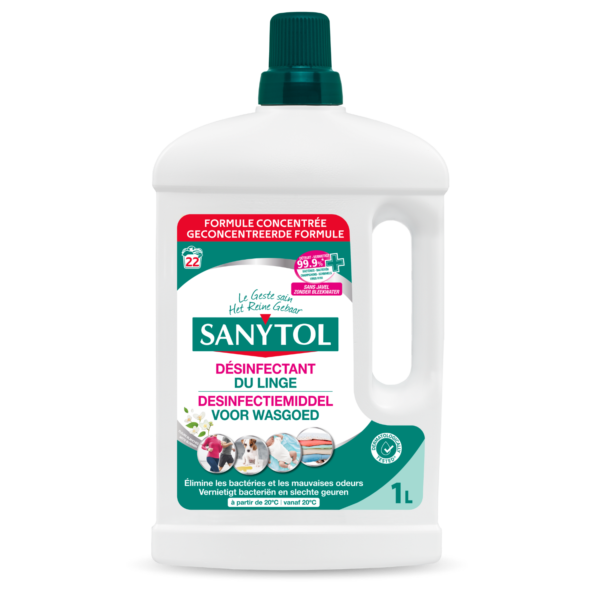 Sanytol Désodorisant Désinfectant Textiles Linges Propre Flacon Spray 500ml
